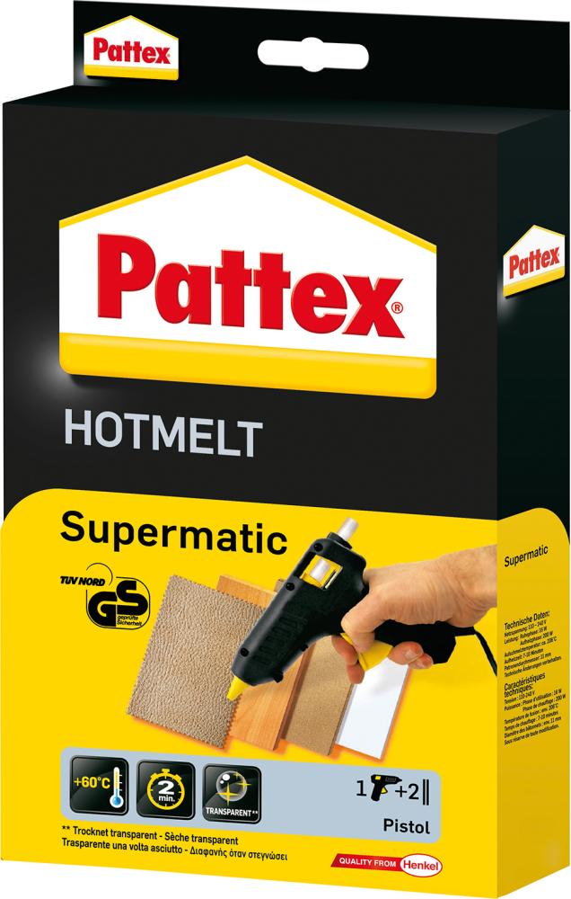 Heißklebepistole Pattex Supermatic für Klebestick-Ø 11mm Henkel