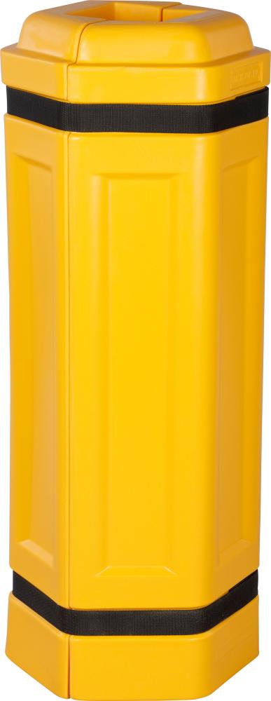 Säulenschutz achteckig für Pfosten B150xT150 mm gelb B435xT390xH1000 mm