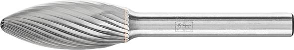 Frässtift HM Flammenform B 1230 3 6mm 12x30mm Pferd