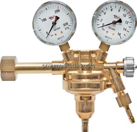 Exemplarische Darstellung: Flaschendruckminderer, Standard Exemplarische Darstellung: Flaschendruckminderer,