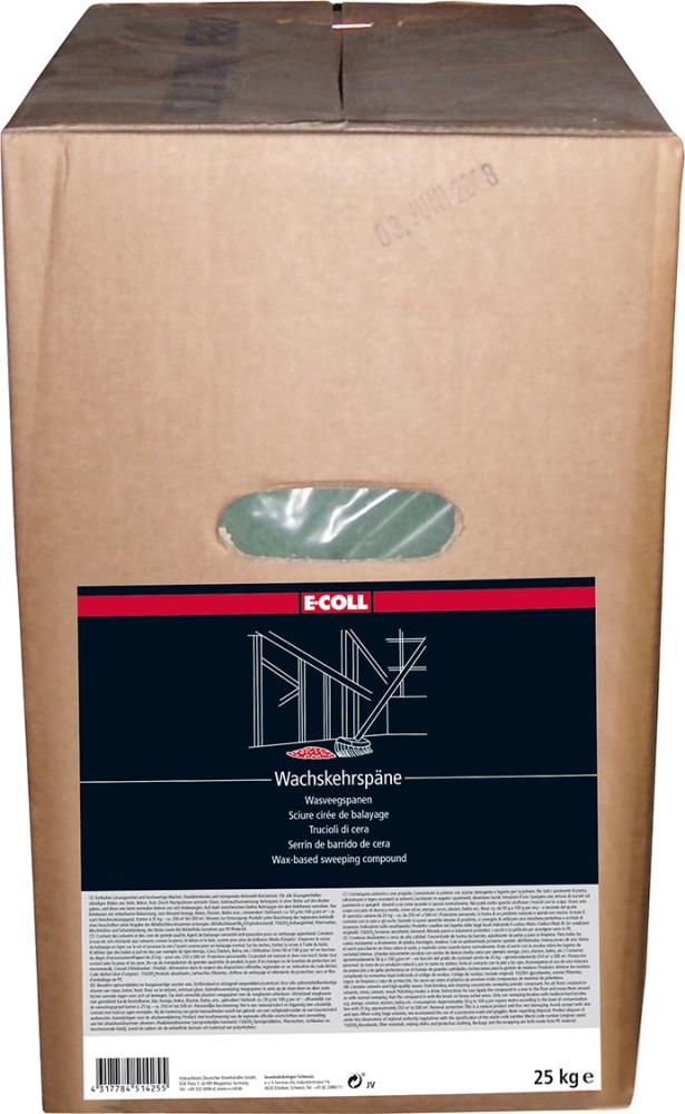 Artikelhauptbild Wachskehrspäne 25kg blau E-COLL