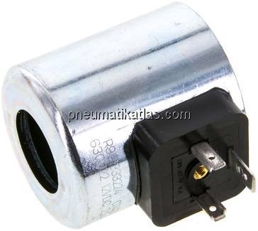 Magnetspule (Steckergröße 3), NG 6 (Bosch-Rexroth) -Kolben, 12 V DC