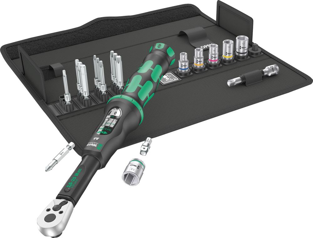 Drehmomentschlüssel-Satz Click-Torque 18-teilig 2,5-25Nm 1/4" Wera Drehmomentschlüssel-Satz Click-Torque 18-teilig 2,5-25Nm 1/4" Wera