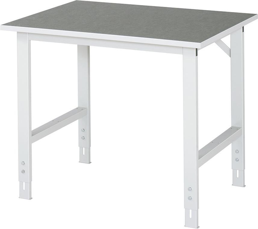 Arbeitstisch Tom - Linoleum-Platte B1000xT800xH76 0-1080mm