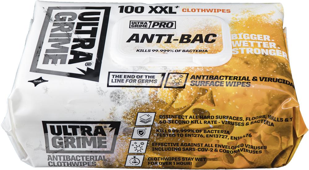 Antibakt.Desinfektions- tuch,100 Tücher / Pack Profigroßpackung