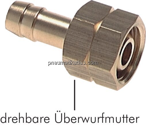 Exemplarische Darstellung: Schlauchtülle mit Überw