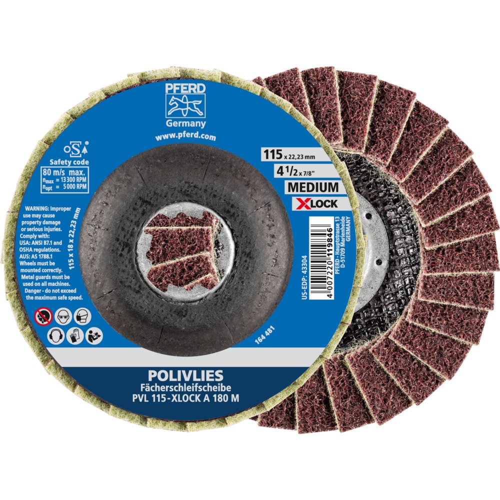 Vlieswerkzeuge PVL 115-X-LOCK A 180 M