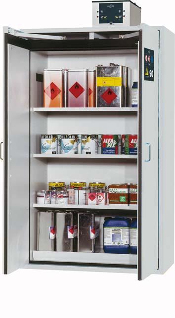 Gefahrstoffschr. S-Clas90B900mm,3FB,LB+BAW,R7035
