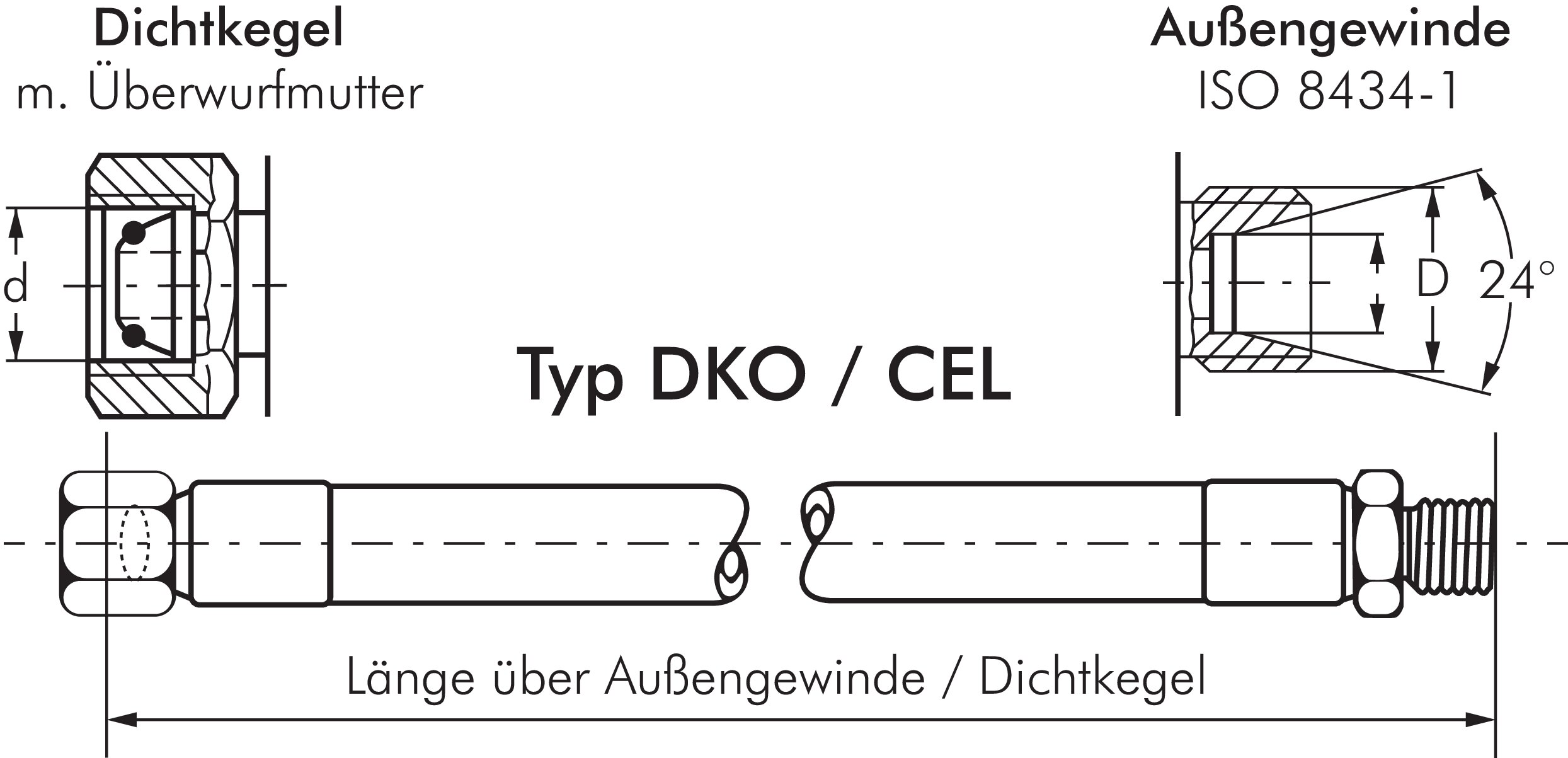 Zeichnung: Hydraulikschlauch (DKO / CEL)