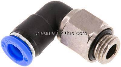 Winkel-Drehverschraubung G 1/4"-8mm, IQS-Standard Winkel-Drehverschraubung G 1/4"-8mm, IQS-Standard