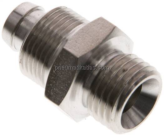 Gerades Gewindestück G 1/4"-10x8mm, 1.4571 ohne Mutter