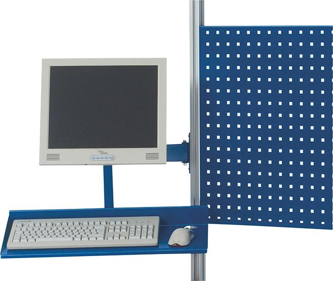 Schwenkarm für Flachbildschirm und Tastatur