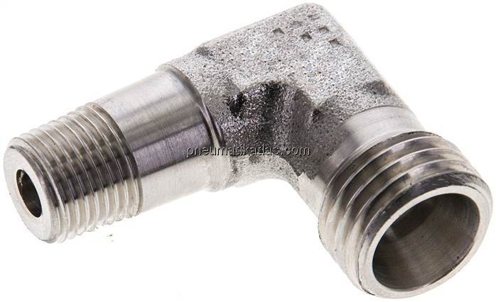 Winkel-Schneidringverschraub. R 1/8"-8 L (M14x1,5), ohne Mutter & Schneidring, 1