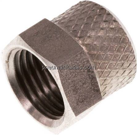 CK-Überwurfmutter 6x4mm(M 10x1), 1.4571