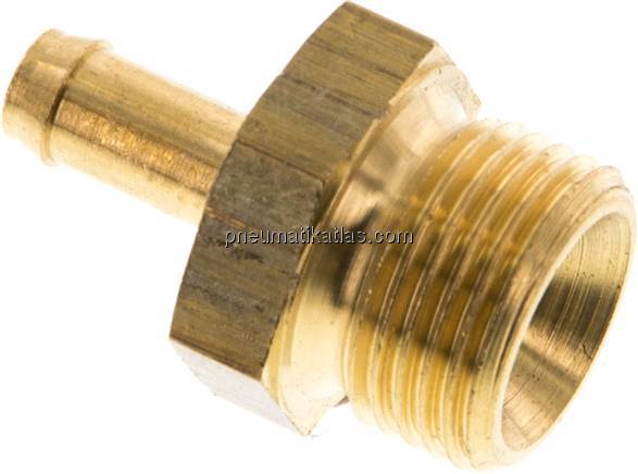 Gerader Steckanschluss G 3/8"-6mm innen, Messing