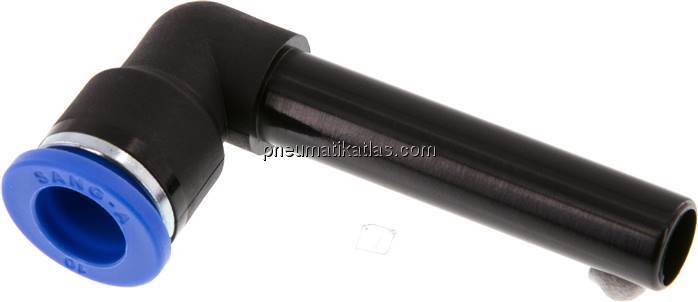 Winkel-Steckanschluss, langer 10mm Stecknippel, IQS-Standard