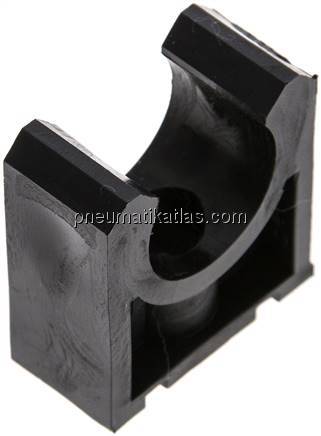Rohrklemme 20mm, Polyethylen (schwarz)
