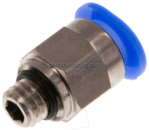 Gerader Steckanschluss M 6-6mm, IQS-Mini Gerader Steckanschluss M 6-6mm, IQS-Mini