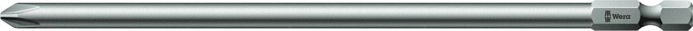 Bit zähhart 1/4" DIN 3126 E6,3 PH3x152mm Wera Bit zähhart 1/4" DIN 3126 E6,3 PH3x152mm Wera