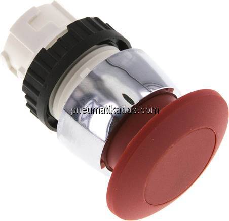 Betätigeraufsatz 22mm, Pilztaster (rot)