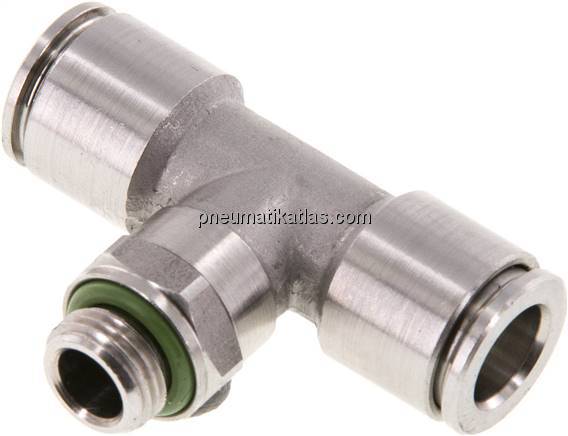 T-Steckanschluss G 1/8"-8mm, IQS-Edelstahl