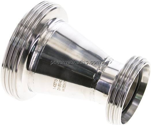 Doppelnippel (Milchgewinde) Rd 95 x 1/6"-Rd 65 x 1/6"