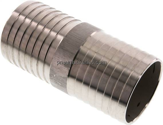 Schlauchverbindungsrohr 75 (3")mm-75 (3")mm, 1.4301