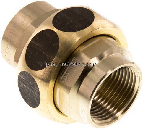 Verschraubung kon. dichtend Rp 3/4" (IG),Messing