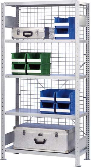 Drahtgitterwand verzinkt 1950x900 mm SCHULTE Lagertechnik