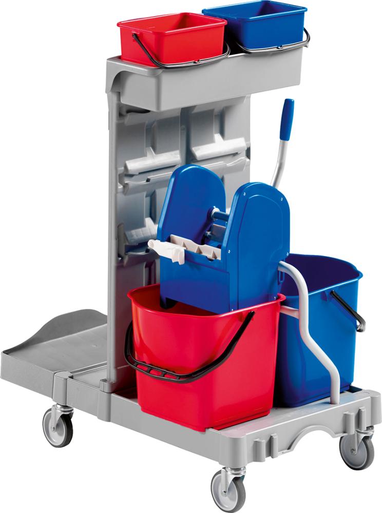 Artikelhauptbild Reinigungswagen Poly II 970x680x1110 2x15l