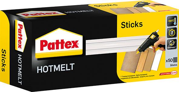 Heißklebepatronen Pattex hochfest transparent Paket 1kg Henkel