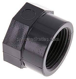 Verschlusskappe, PVC-U, Rp 3/4"