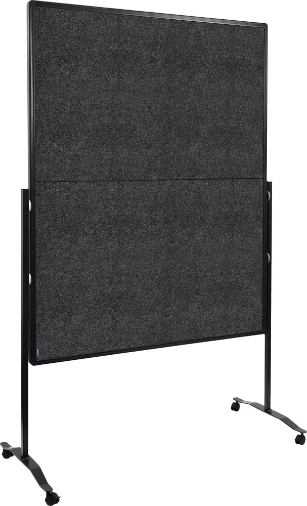 Moderationswand PREMIUM plus klappbar Textil anthrazit