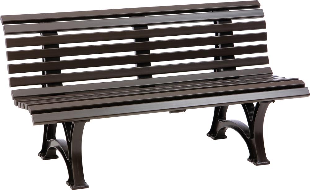 Gartenbank HELGOLAND 3-Sitzer Länge 1500 mm braun Blome