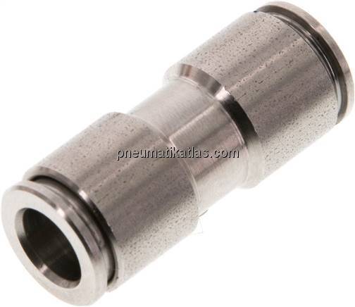 Gerader Steckanschluss 8mm, IQS-Edelstahl
