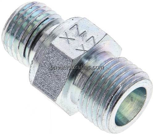 Gerade Schneidringverschr. M 14x1,5-8 S (M16x1,5), ohne Mutter & Schneidring, St