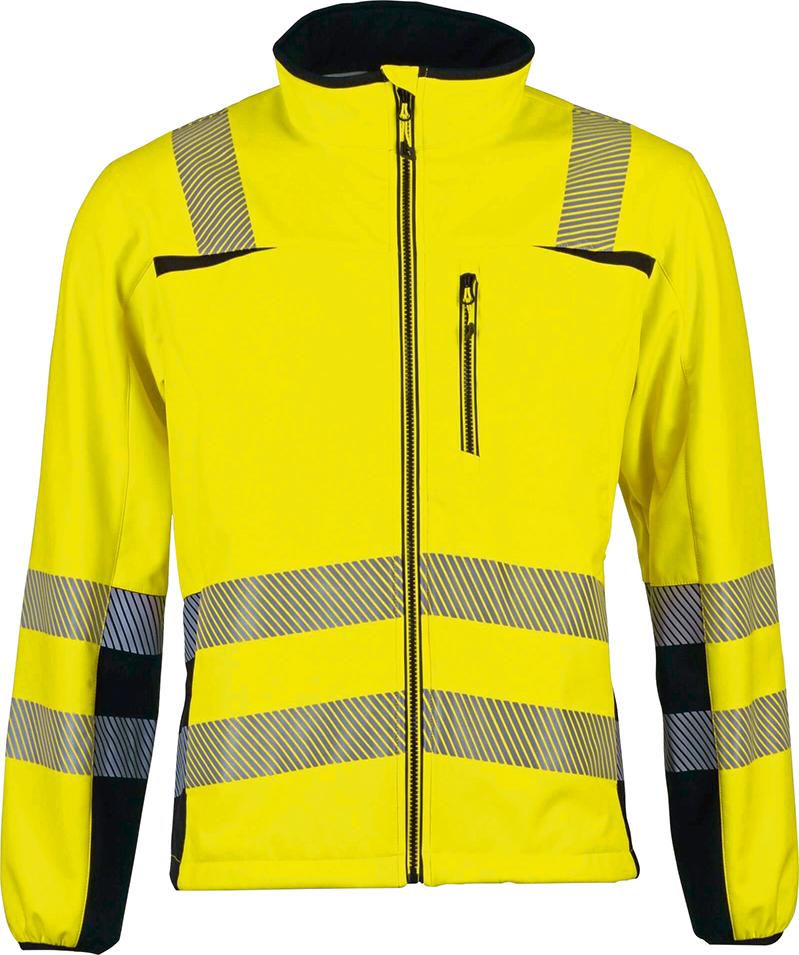 Softshelljacke, Gr.3XL gelb/schwarz Gr.3XL
