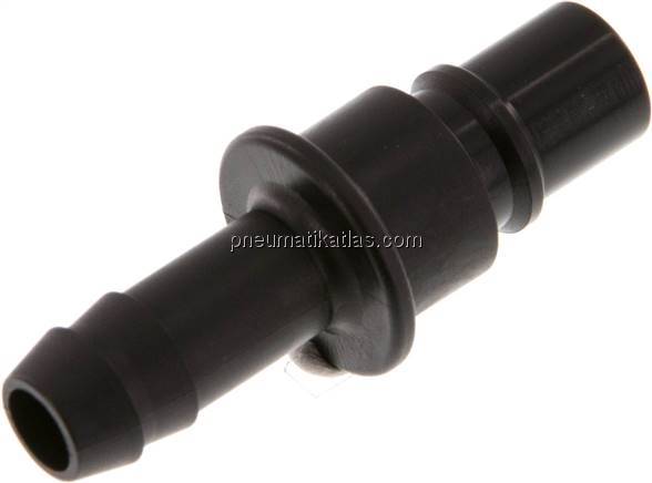 Kupplungsstecker (NW7,2) 9 (3/8") mm Schlauch, POM offen
