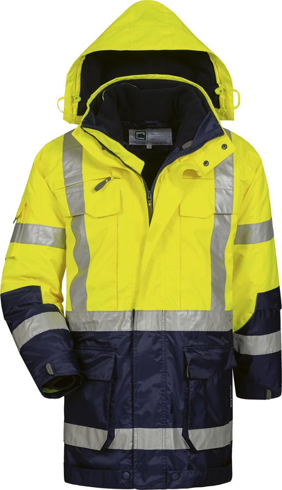 Warnparka Jekyll, Gr. 3XL, gelb/blau
