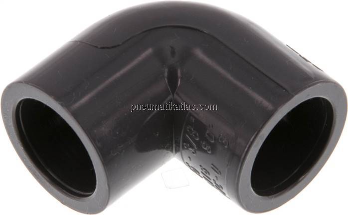 90°-Klebemuffen-Winkel, PVC-U, 16mm