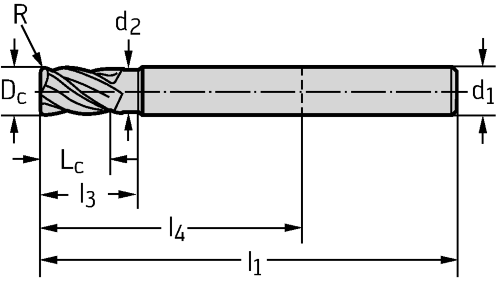 Keramik-Eck-/Nutfräser