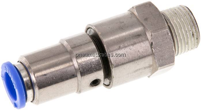 Gerade Schnelldrehverschraubung R 3/8"-10mm, IQS-Standard