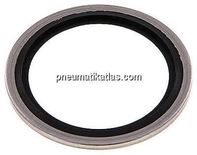 Hydraulik-Dichtring mit FKM-Einlage, für Gewinde G 1-1/4"