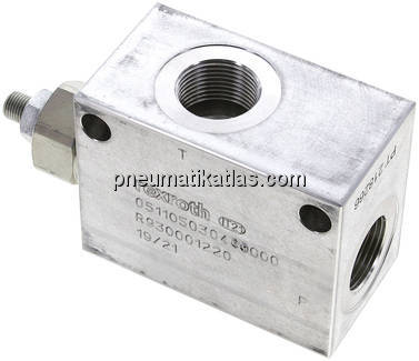 Druckbegrenzungsventil 2x G 3/4", 3 - 70 bar, max. 150 l/min