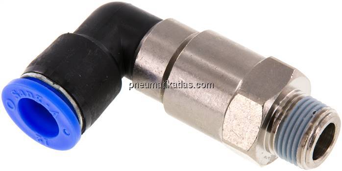 Winkel-Schnelldrehverschraubung R 3/8"-12mm, IQS-Standard
