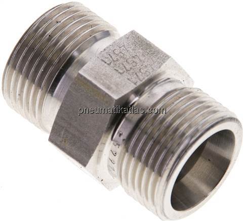 Gerade Schneidringverschraubung 14 S (M22x1,5), ohne Mutter & Schneidring, 1.457