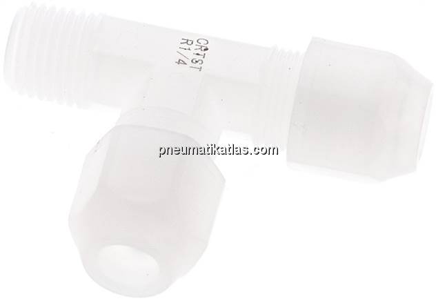 LE-Verschraubung R 1/4"-8x6mm, PVDF (FDA)
