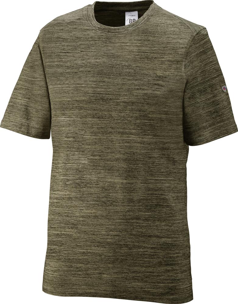 T-Shirt Sie+Ihn 1714, space oliv,Gr.3XL