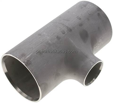 T-Stück 88,9x2,3mm - 48,3x2,0mm, 1.4571, geschweißt