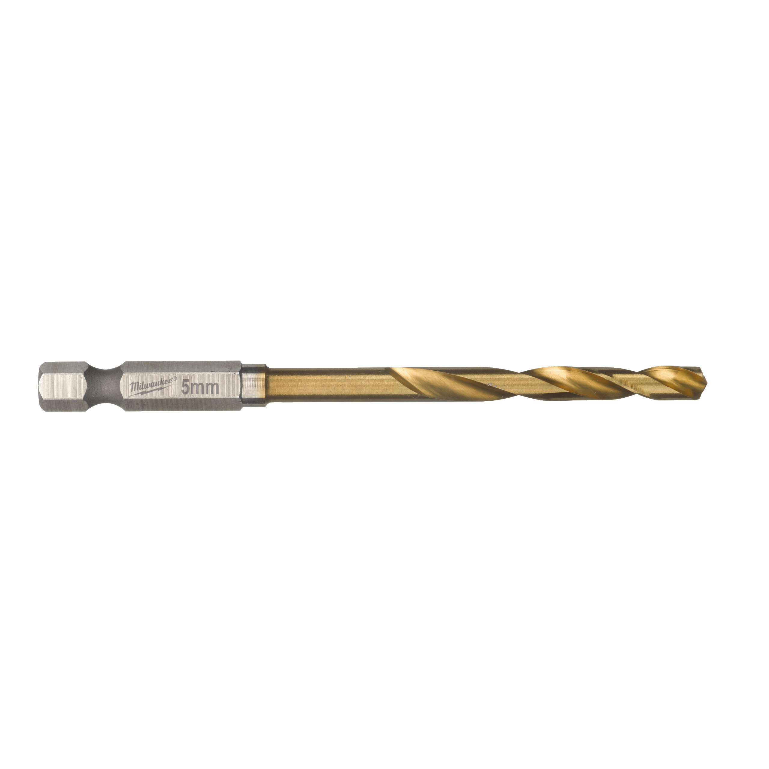 SHOCKWAVE Metallbohrer HSS G RED HEX Titan 1/4" 10er Pack 5,0 x 80 mm